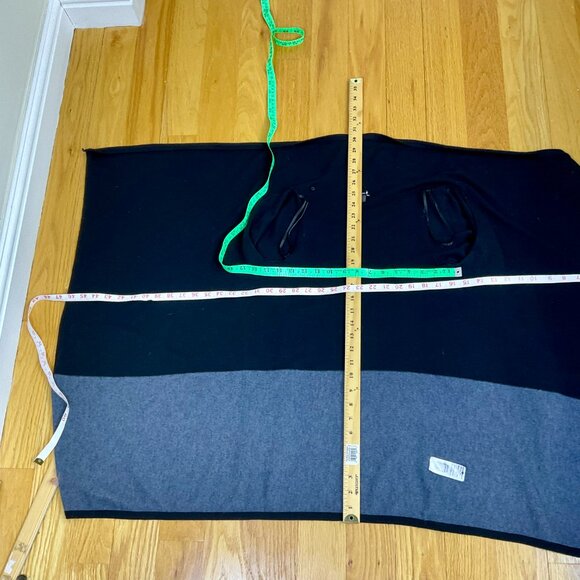 Smartwool Sweater Cardigan Wool Blend Edgewood Wrap Black Gray (XS) - Picture 8 of 8